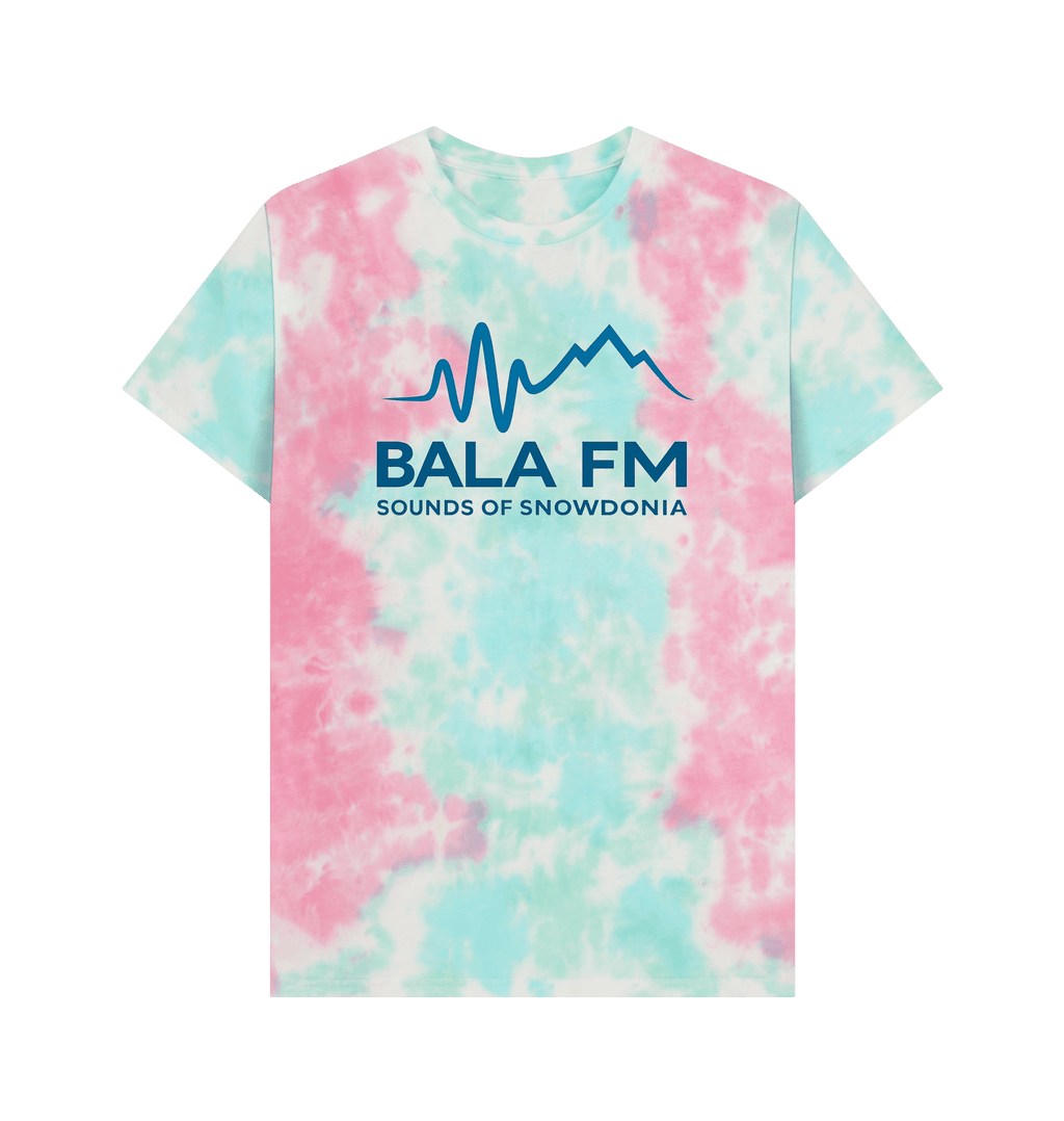 Pastel Tie Dye Printed Premium T-Shirt Front