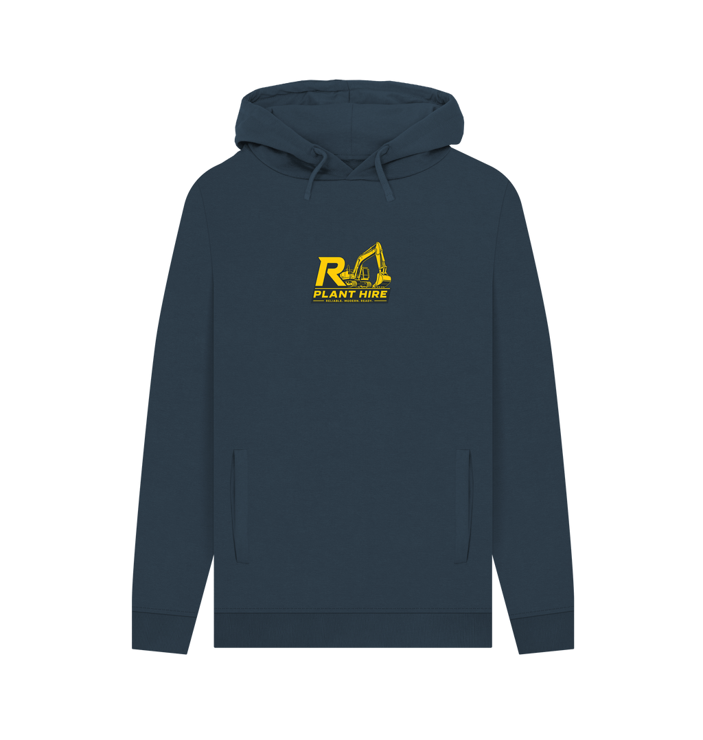 Navy Printed Hoody Front