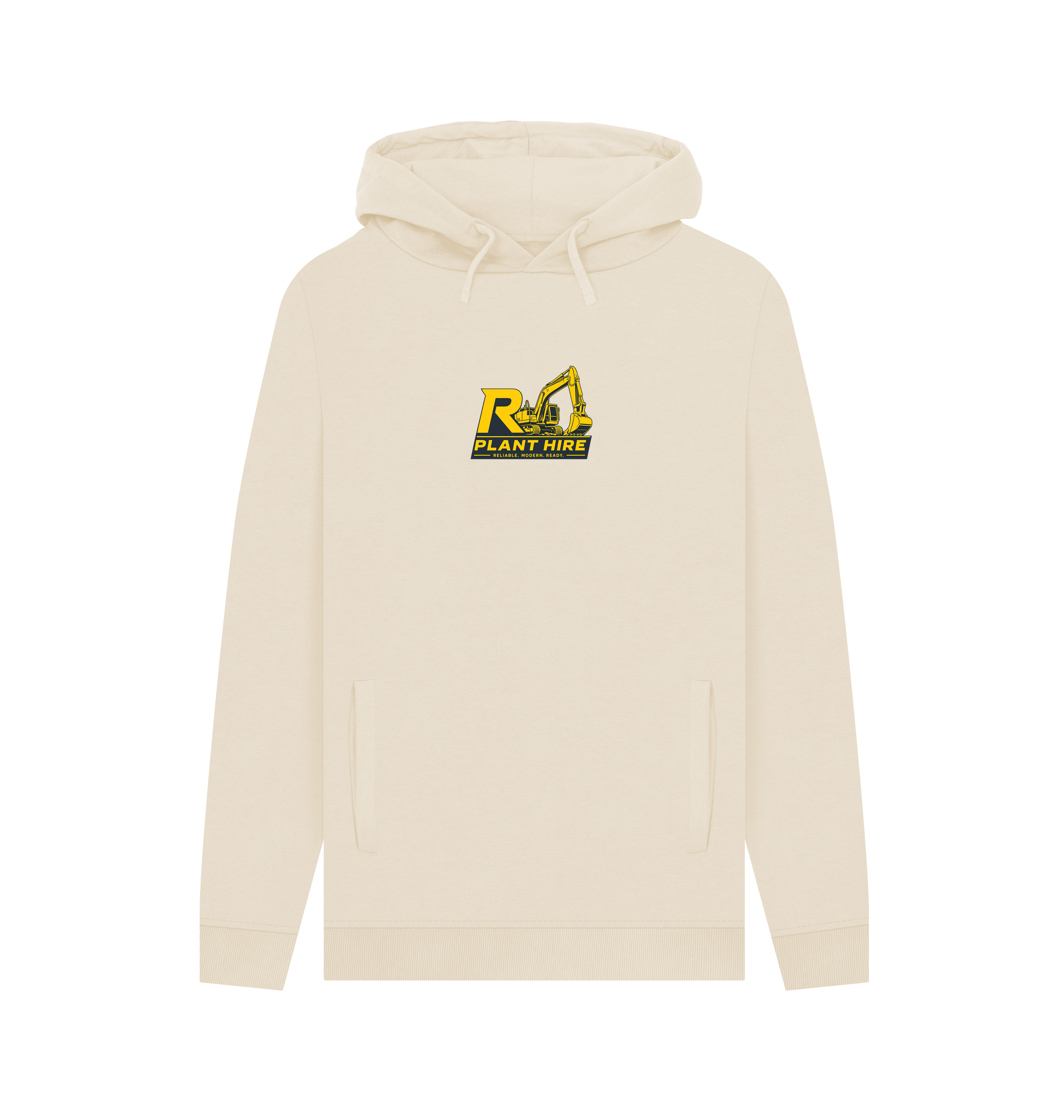 Oat Printed Hoody Front
