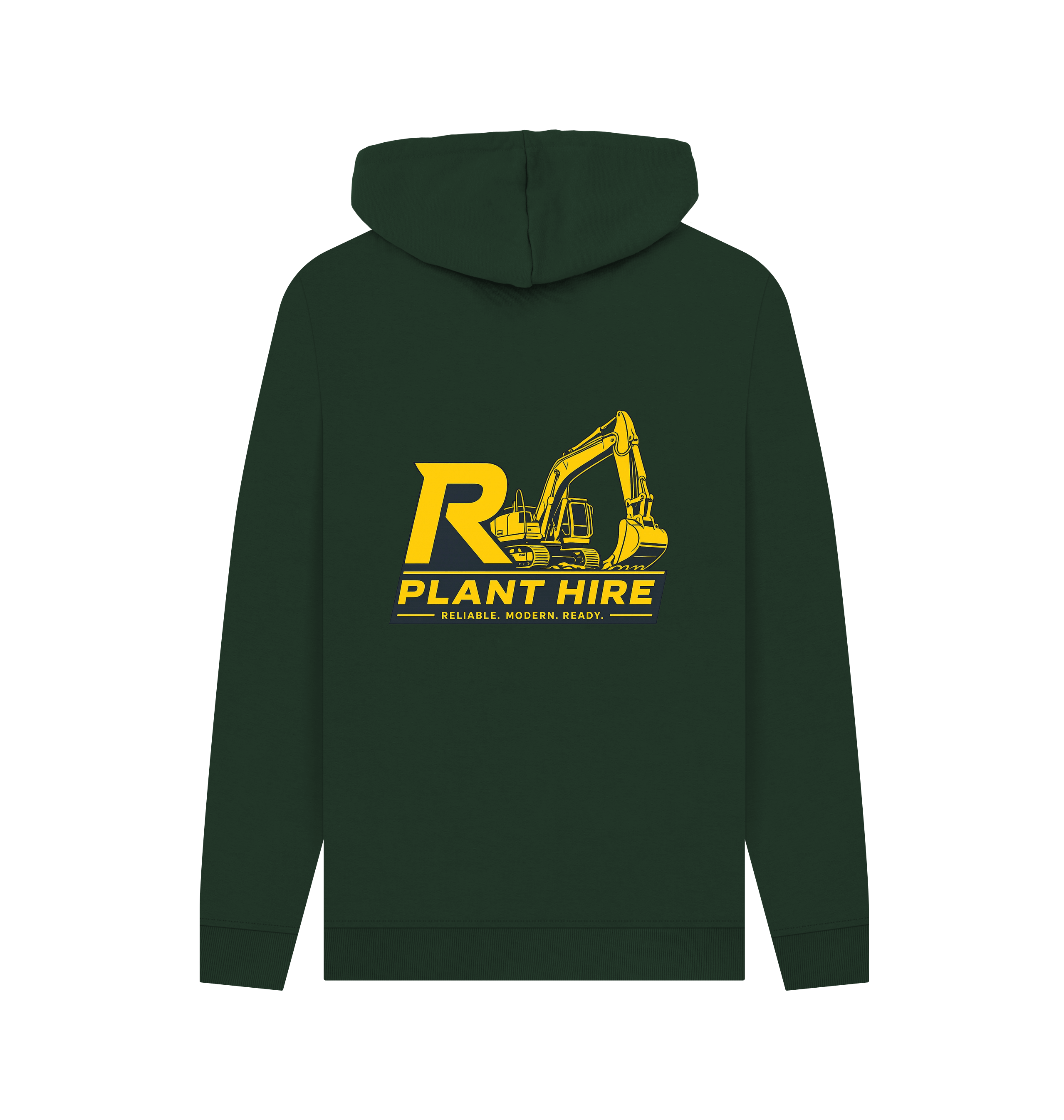 Evergreen Printed Hoody Back