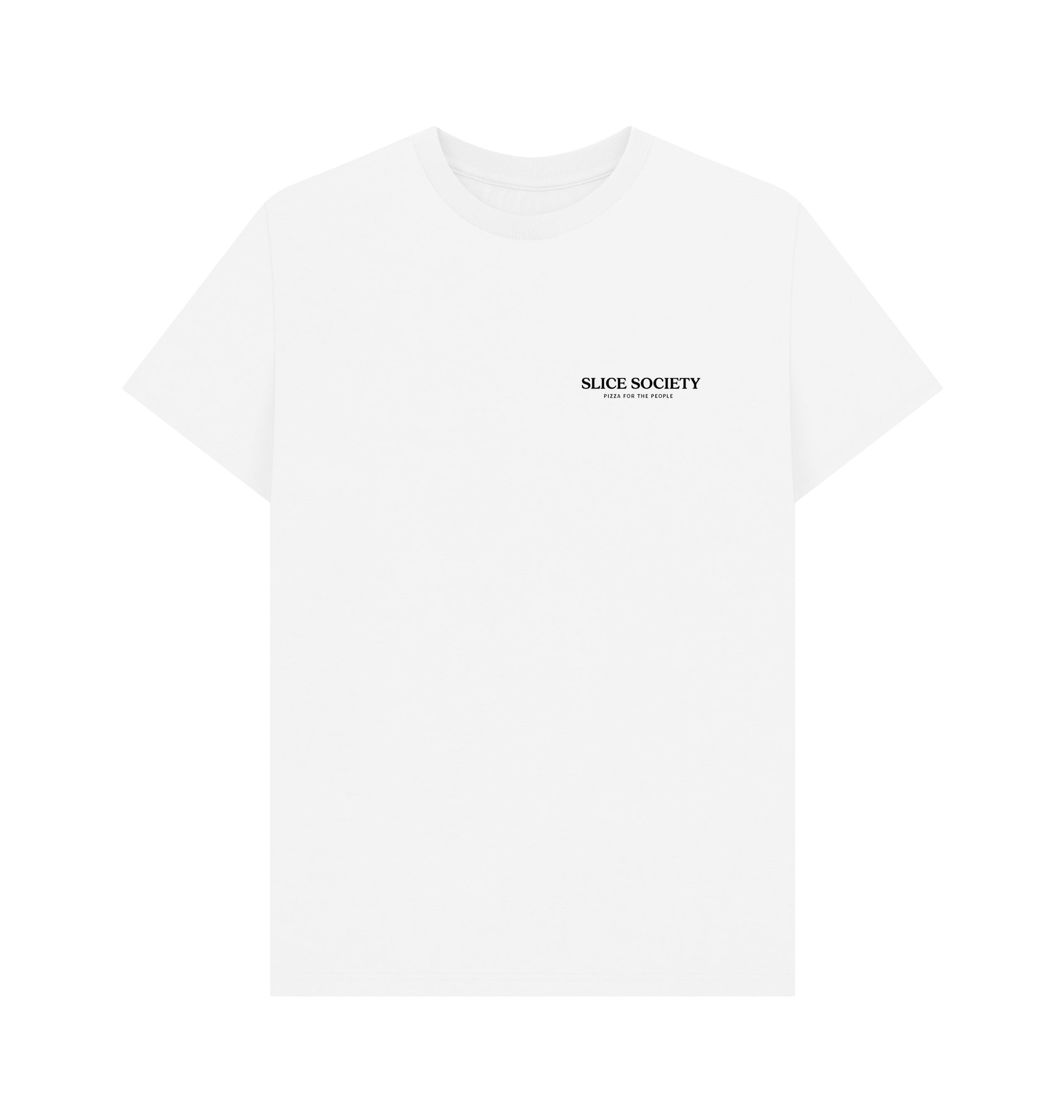 White Printed T-shirt Front