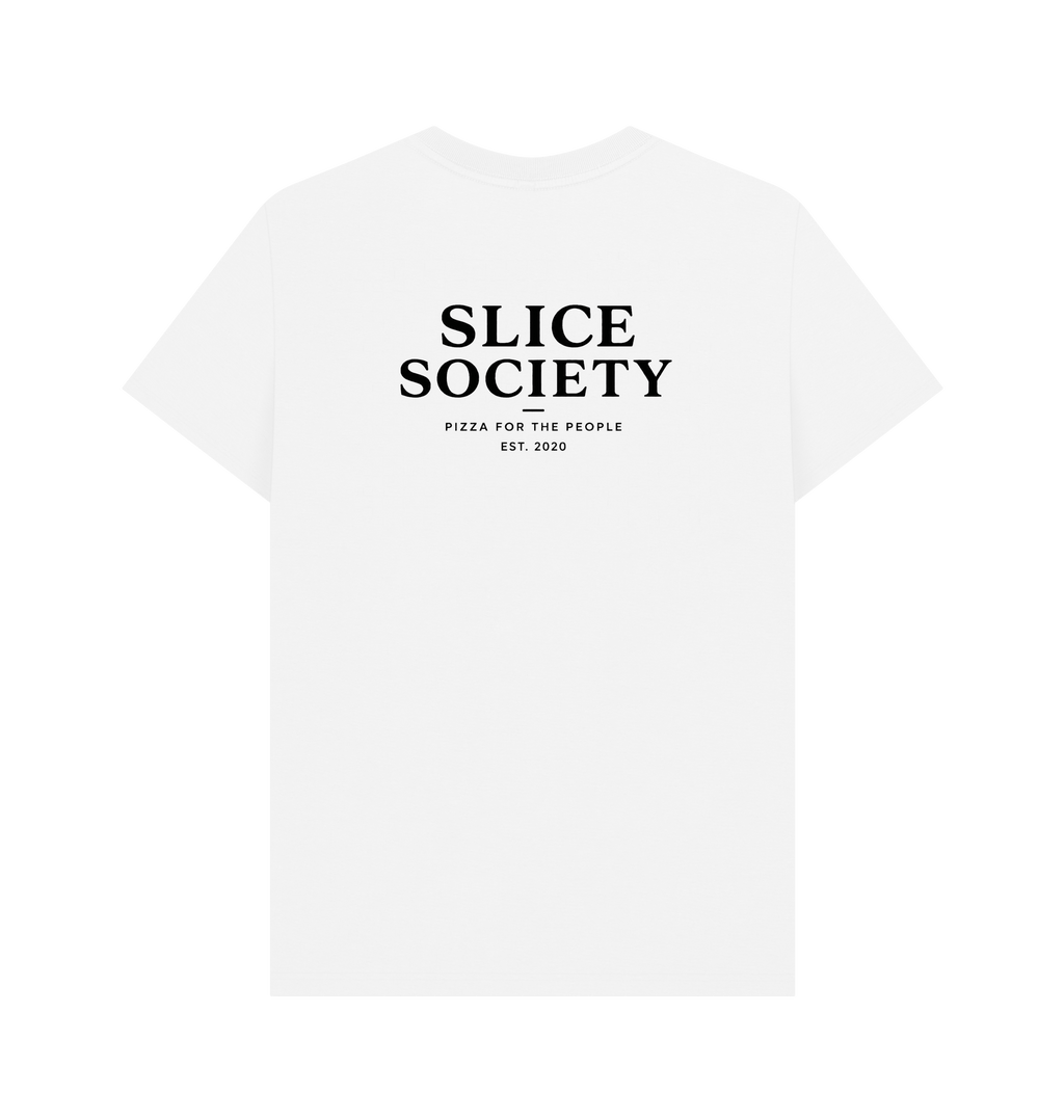 White Printed T-shirt Back