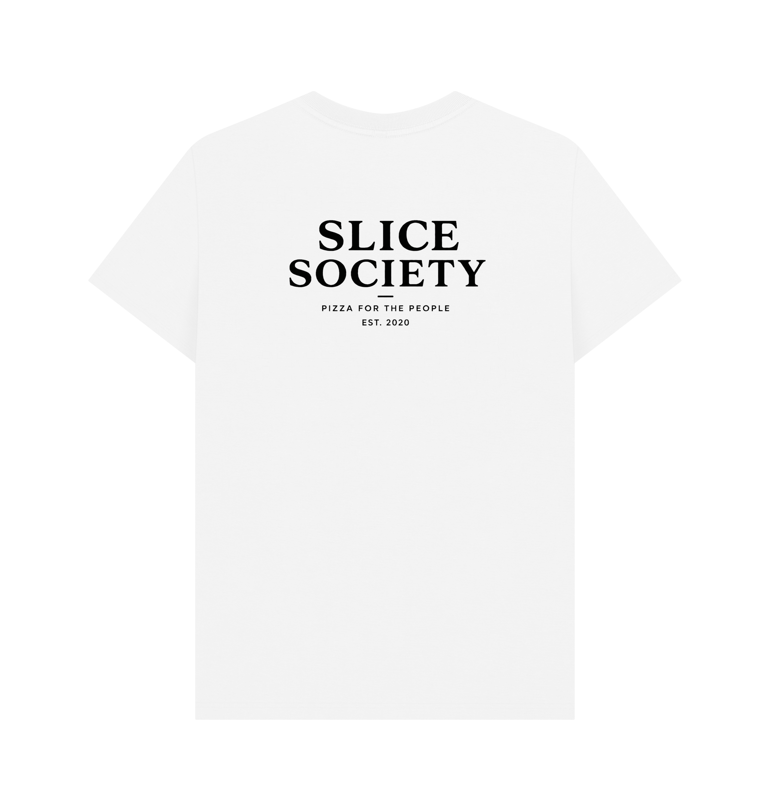 White Printed T-shirt Back